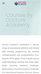 Mobile Screenshot of courses.doctorsacademy.org.uk